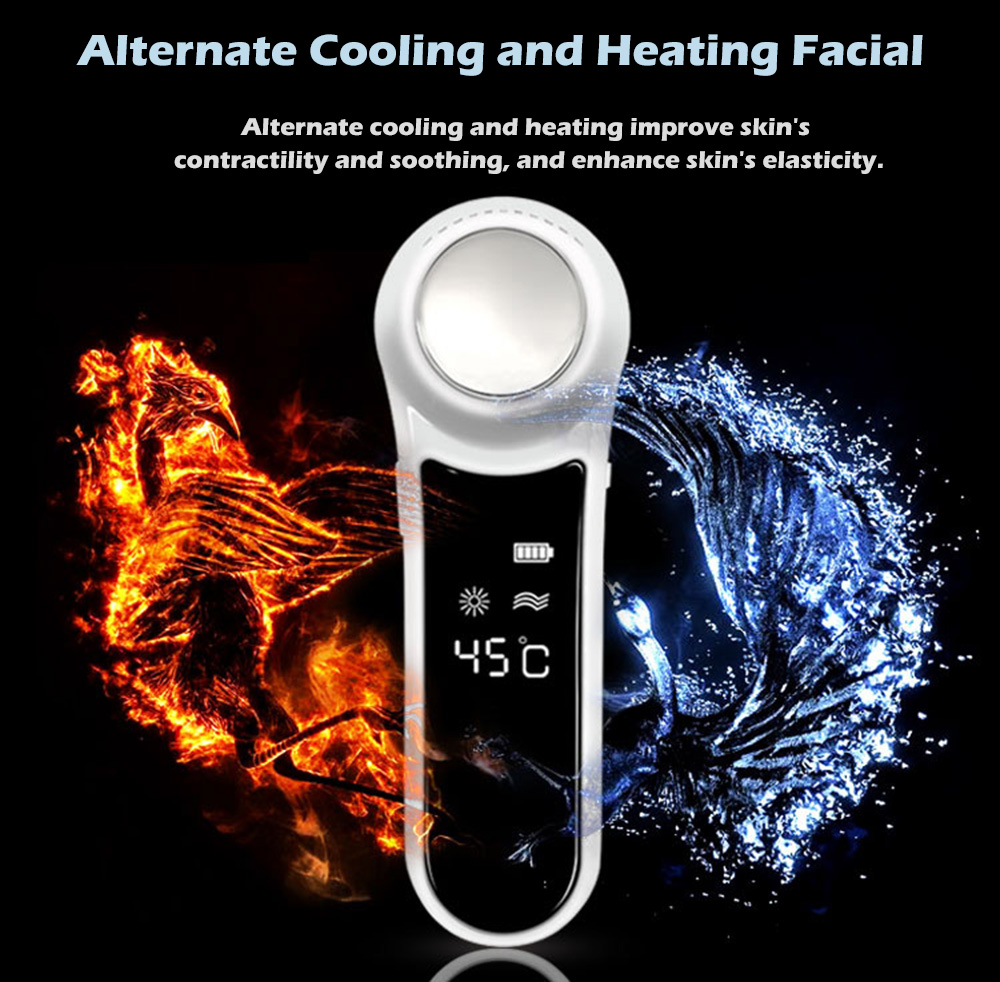 KLY - 1705 Alternate Cooling Heating Massage Skin Improvement Cleansing Instrument