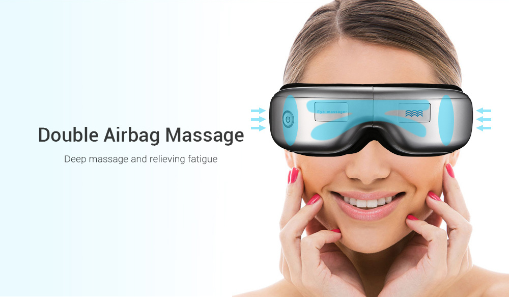 Wireless Eye Massager Protector Mask Hot Compress Fatigue Recovery