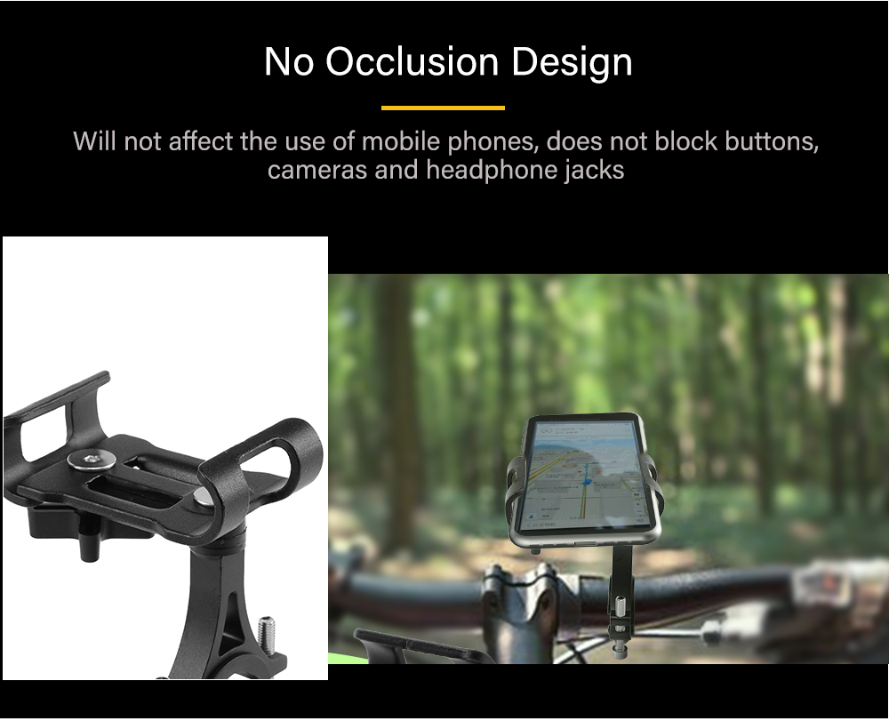 Aluminum Alloy Bicycle Mobile Phone Holder Fixed Navigation Frame