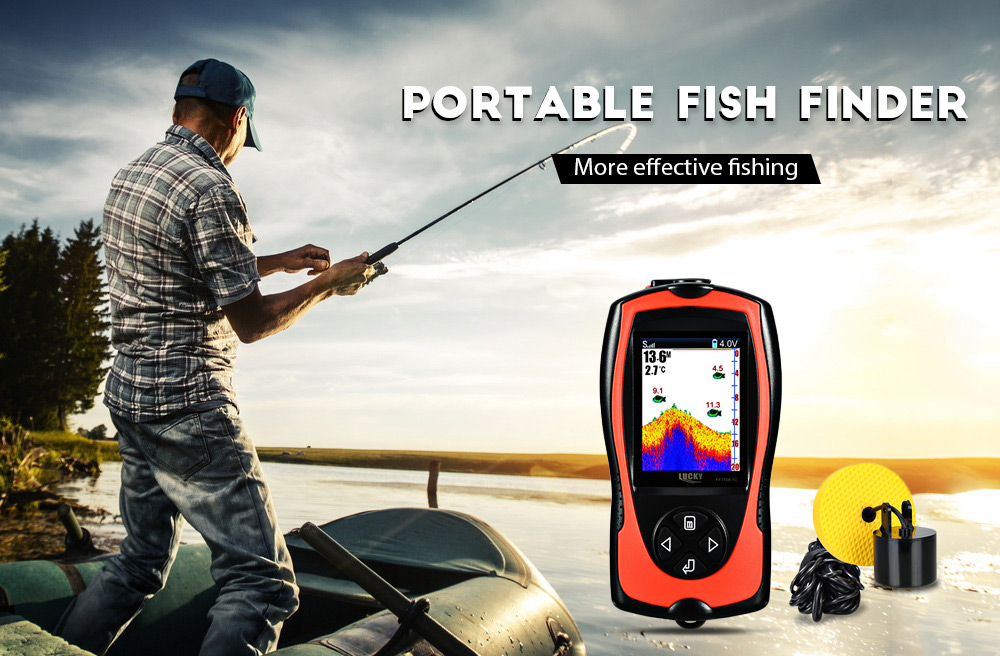 LUCKY FF1108 - 1CT Portable Fish Finder Fishing Gear