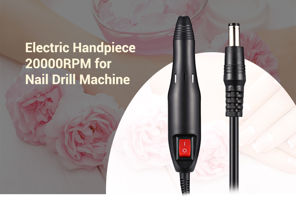 Electric Handpiece 20000RPM for Nail Drill Manicure Grinding Machine