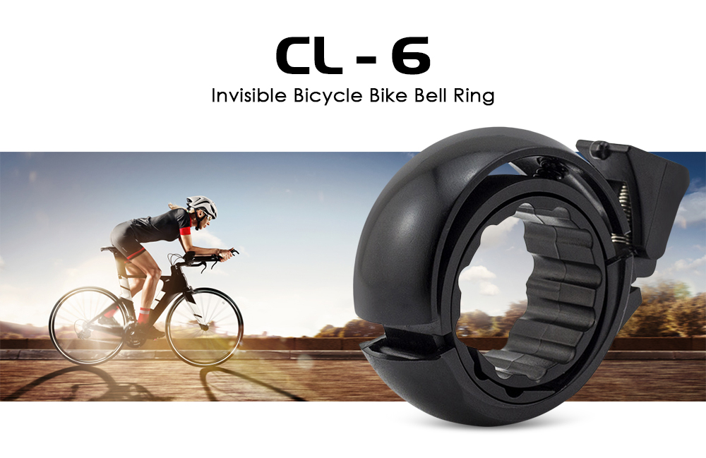 CL - 6 Aluminum Alloy Invisible Bicycle Bell for 22.2 - 31.8mm Bike Handlebar