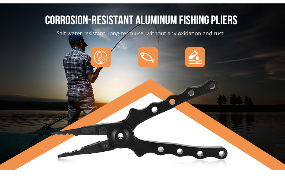 BL - 026 Stainless Steel Fishing Control Clamp Lures Lip Holder Grabber Plier