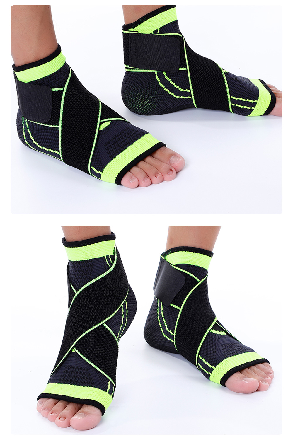 Sports Straps Ankle Elastic Pressure Basketball Anti-spin Protective Gear