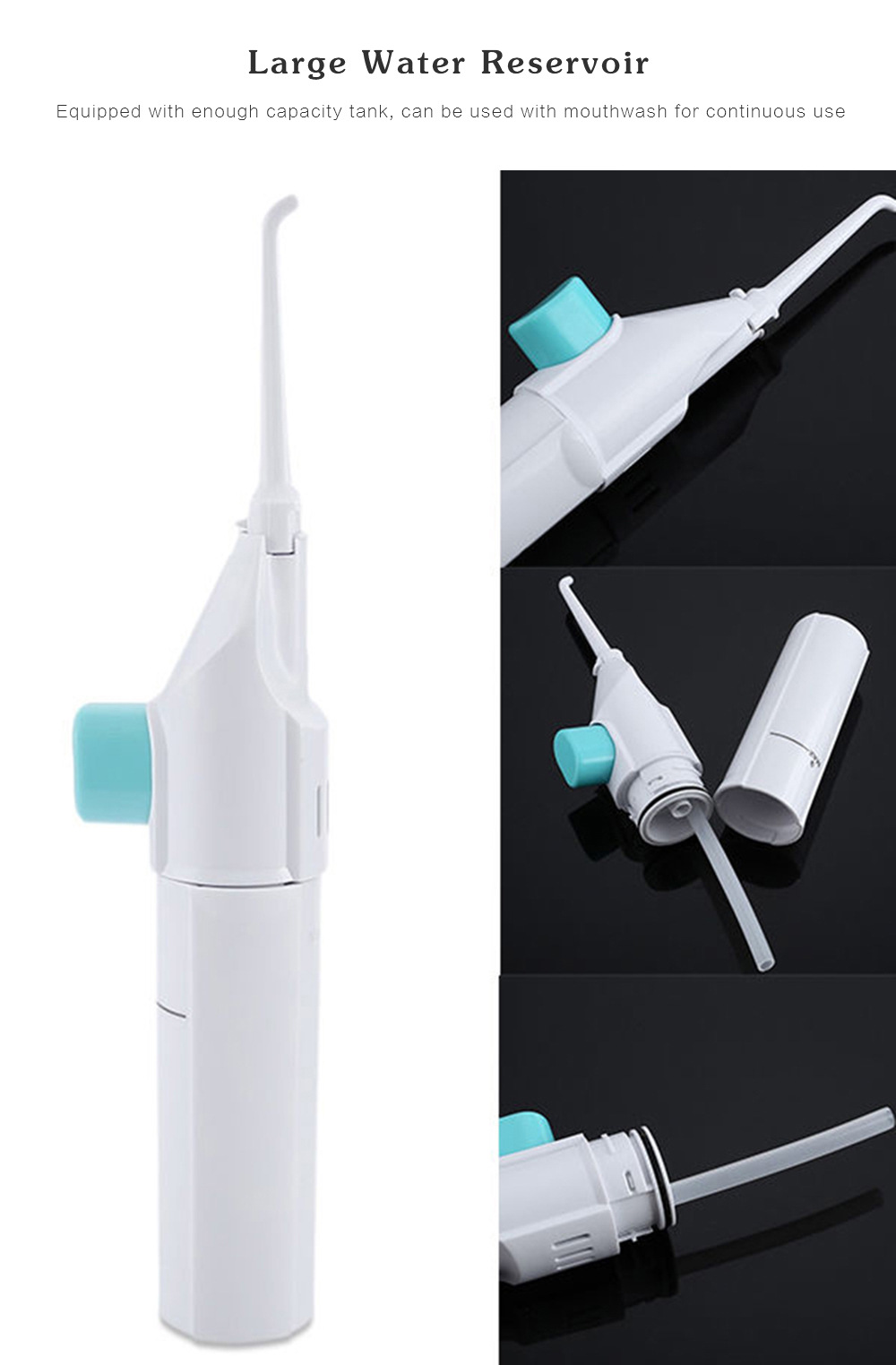 Floss Power Oral Water Tooth Cleaning Jet Portable Dental Care Equipment