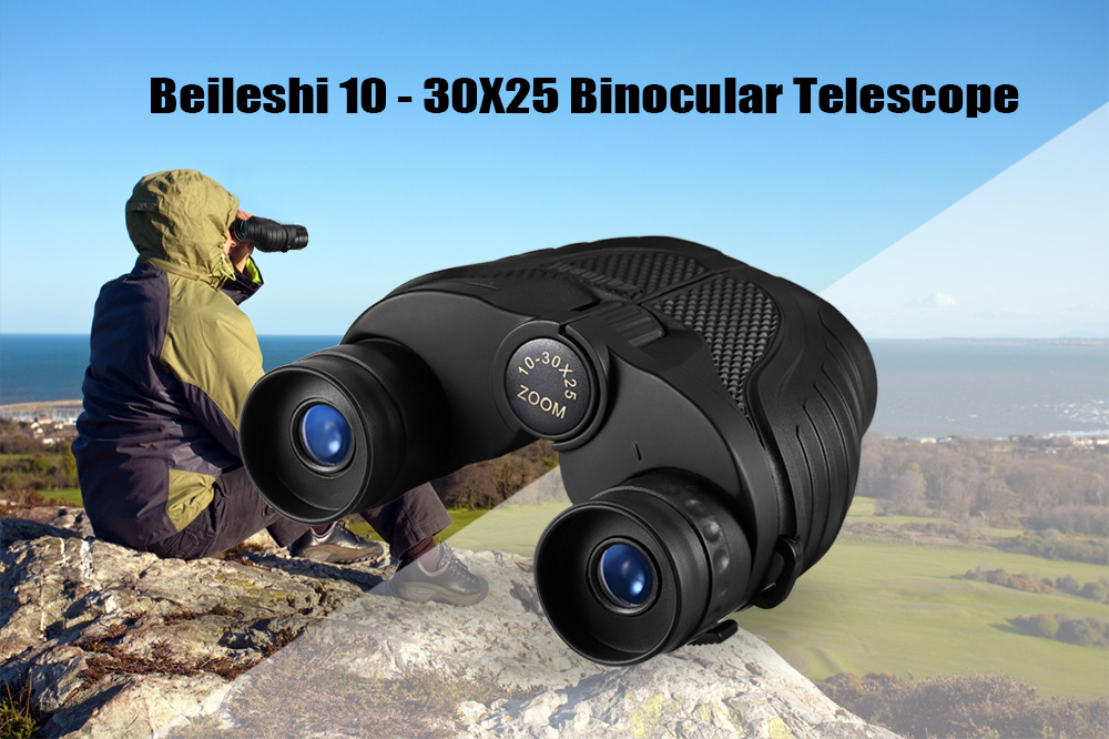 Beileshi 10 - 30X25 Foldable Binocular Telescope