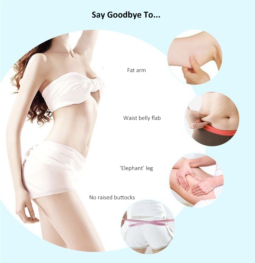 Ultrasonic Electric Body Massager Beauty Guide Slimming Massage Fat Burning Machine Weight Reducing Apparatus