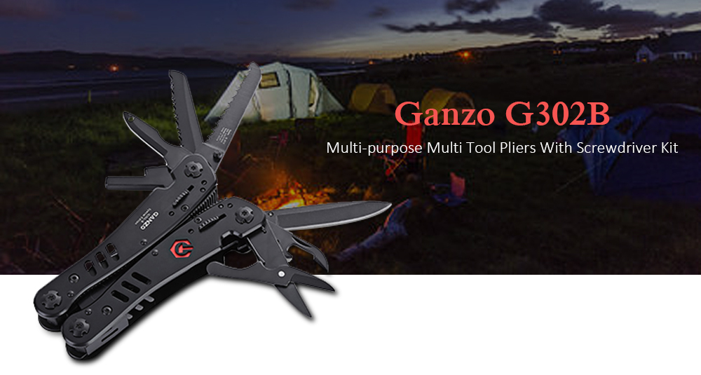 New Arrival G302B Outdoor Multi-function Pliers Multi Tools Pocket Plier
