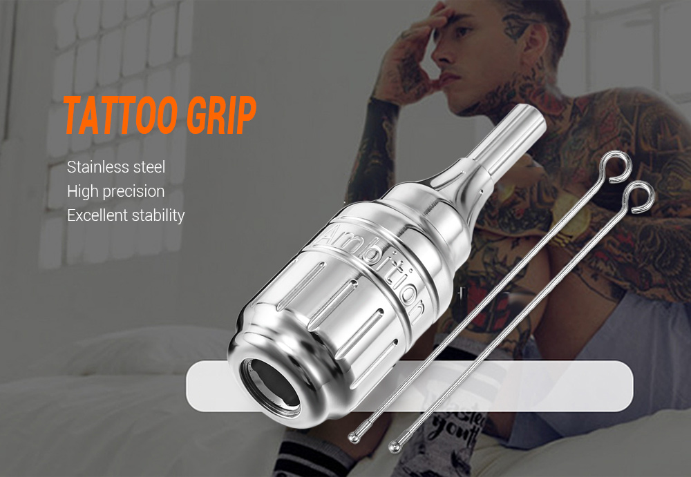 Stainless Steel Tattoo Rotary Machine Grip Motor Gun for Body Art