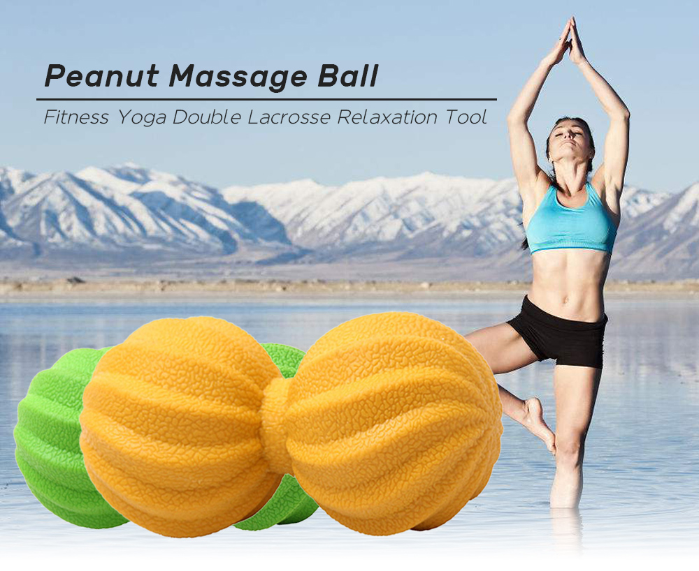 Peanut Massage Ball Fitness Yoga Double Lacrosse Relaxation Tool