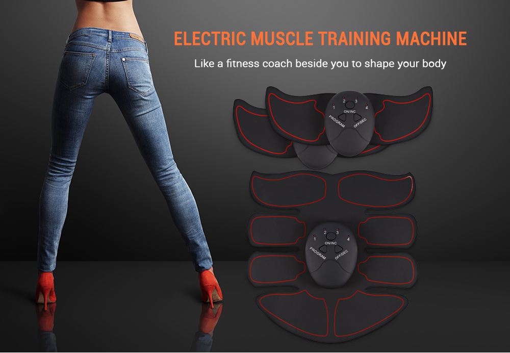 Electric Muscle Training Machine Vibration Fat Burning Exerciser