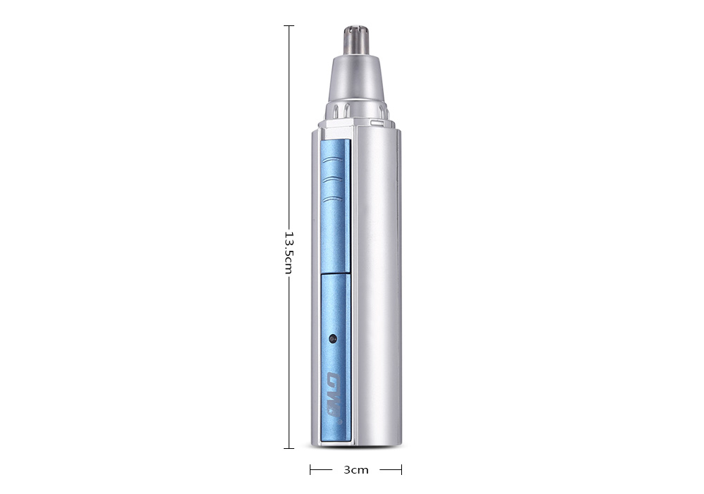 GW - 218 2-in-1 Washable Blade Rechargeable Nose Ear Hair Trimmer
