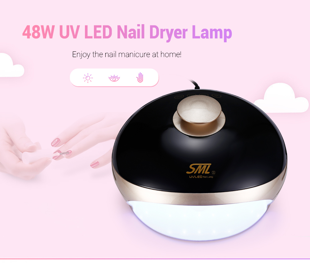 SML S1 48W 33 LEDs UV LED Manicure Tool Curing Nail Gel Dryer Lamp