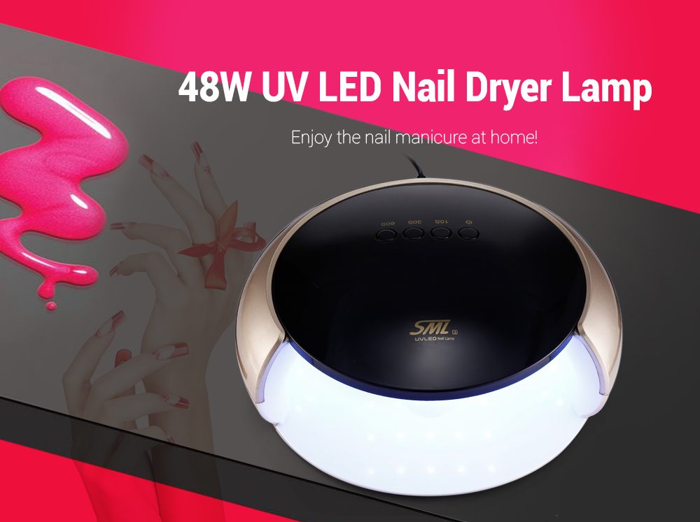 SML S3 48W 33 LEDs UV LED Manicure Tool Curing Nail Gel Dryer Lamp