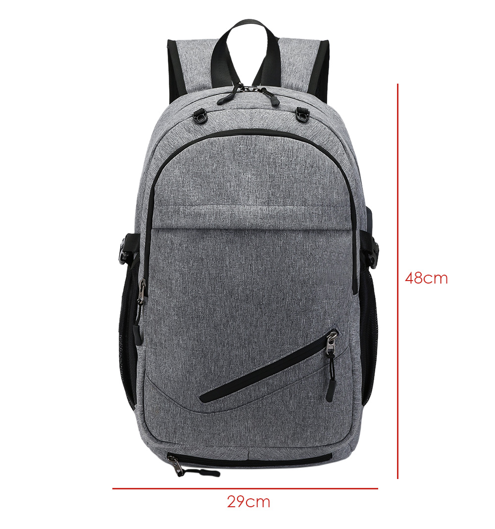 Basketball Outdoor Sports School Backpack with USB Charging Design