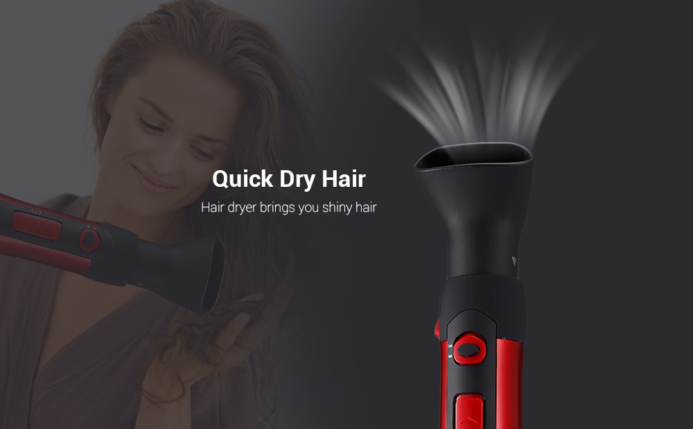 ENZO EN - 503 3-in-1 Hair Styling Rotating Hot Brush Dryer