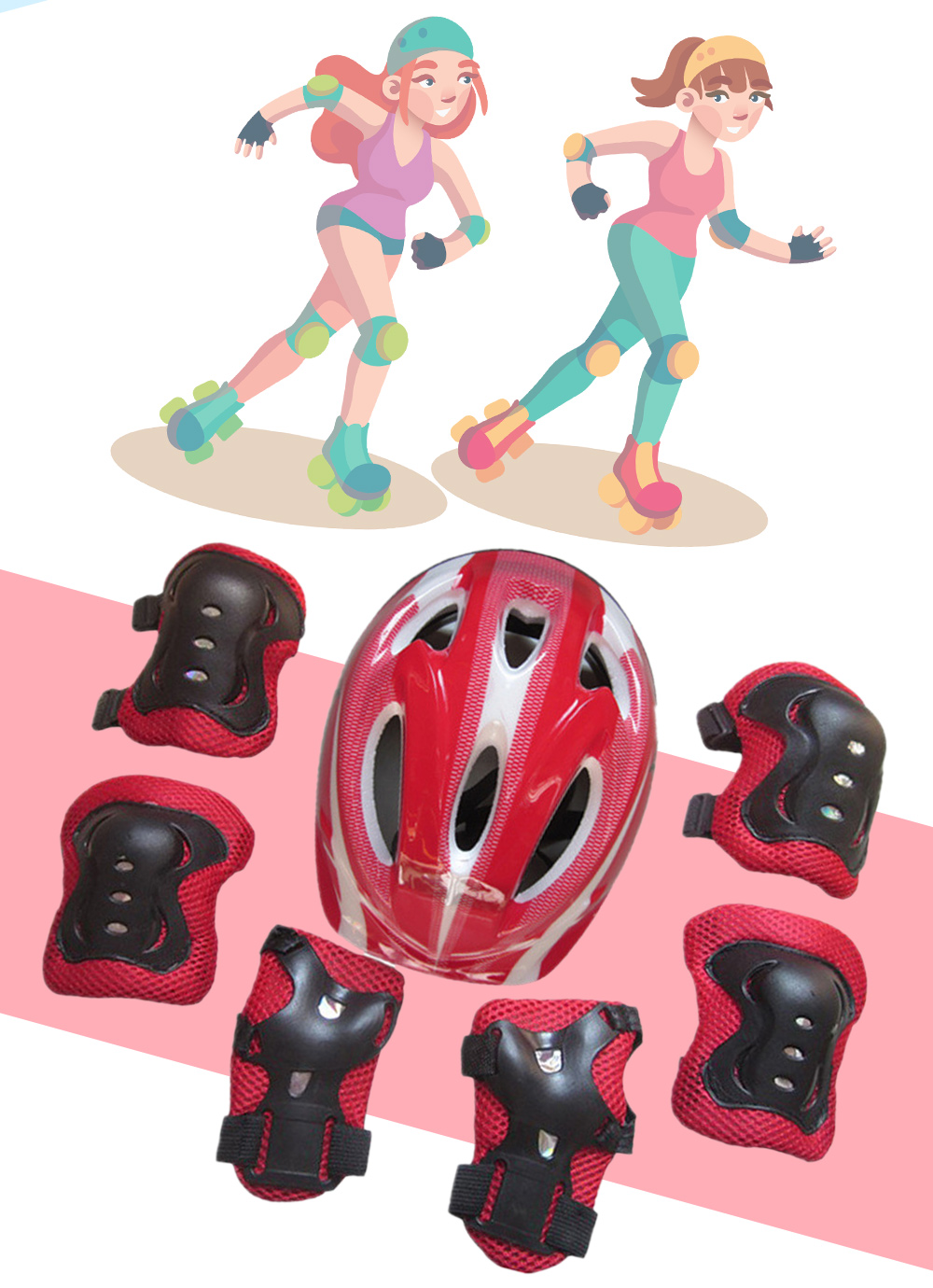Kids Sports Safety Protective Gear for Skateboard Balance Car Roller Skating