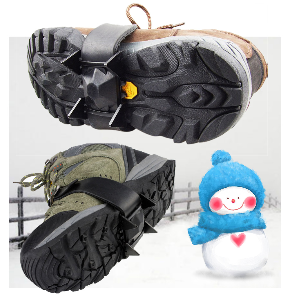Four-tooth Crampons Ice Gripper Shoe Covers