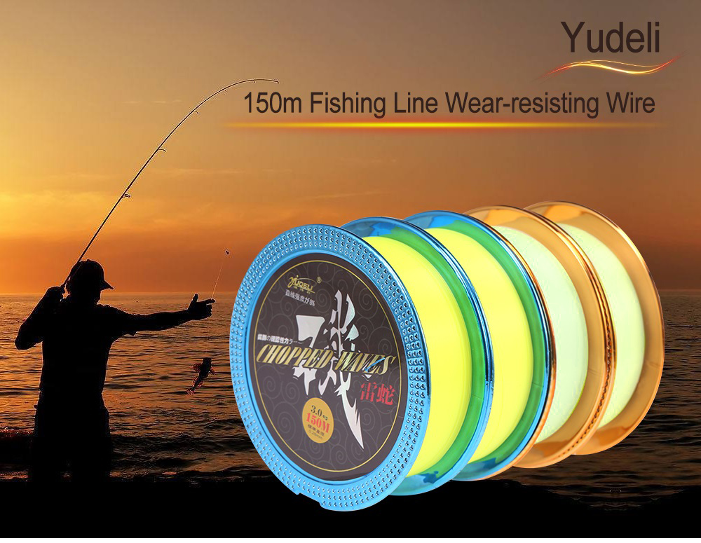 Yudeli 150m Fishing Line Wear-resisting Wire