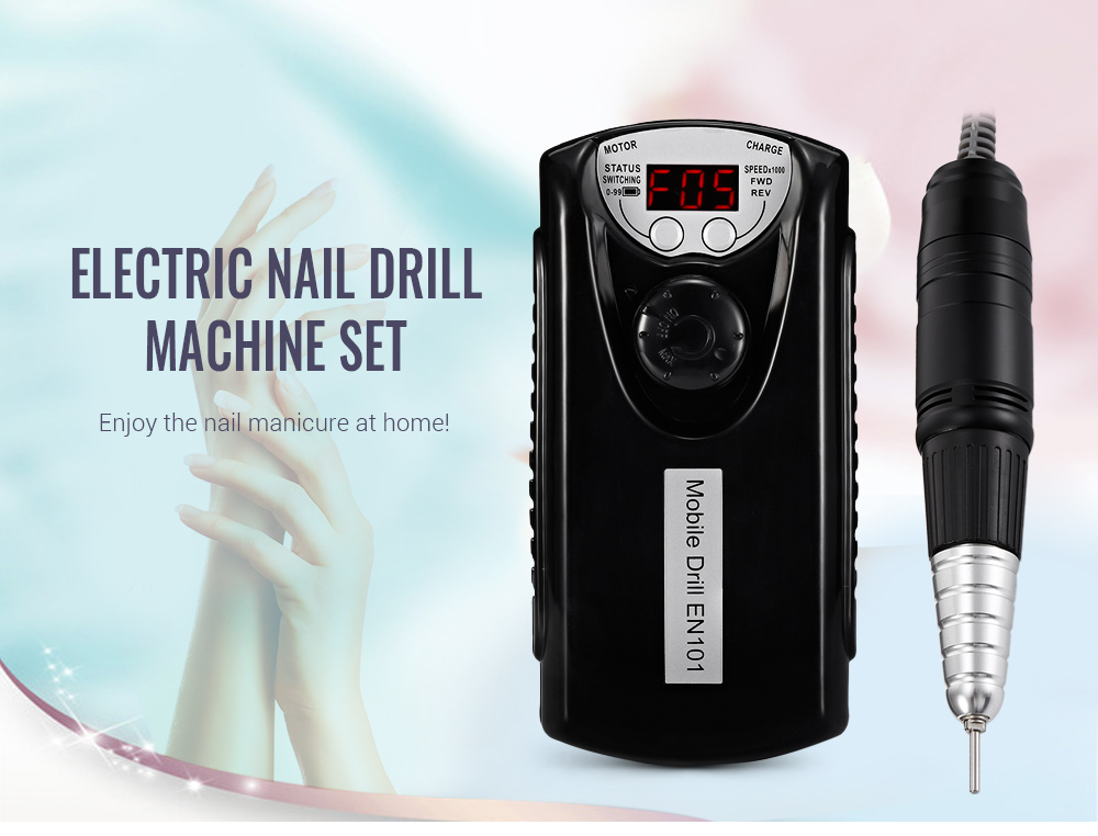 EN - 101 Multiple Function Electric Nail Art Drill Machine Set