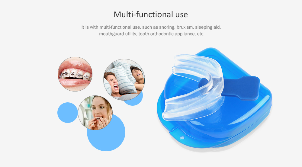 Anti-snoring Bruxism Tray Sleeping Aid Mouthguard Utility Tooth Orthodontic Appliance