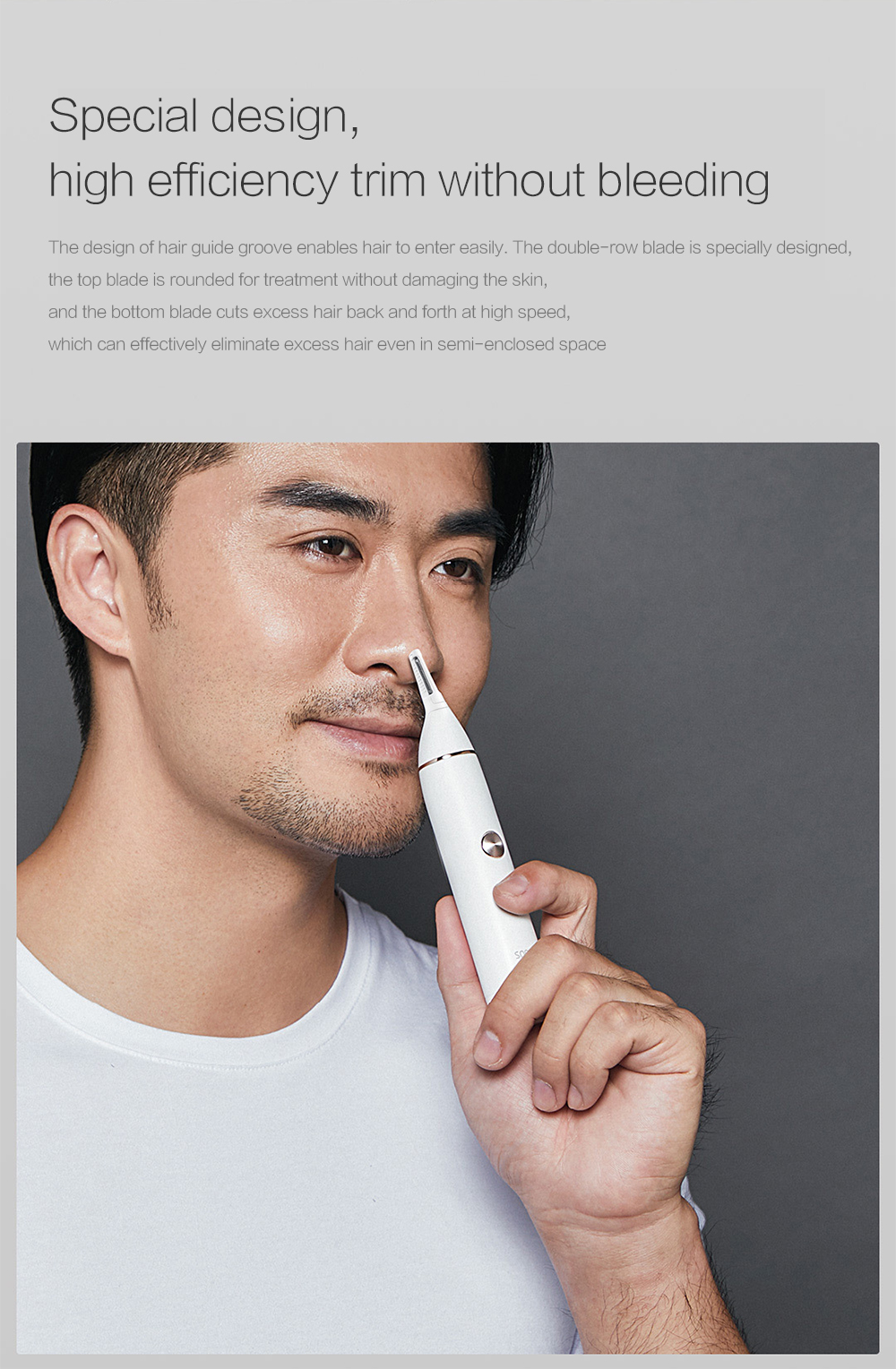 SOOCAS N1 Nose Hair Trimmer from Xiaomi Youpin