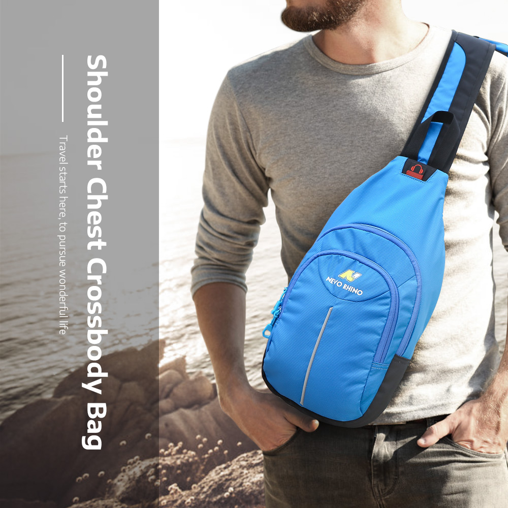 NEVO RHINO Sling Backpack Shoulder Chest Crossbody Bag Outdoor Hiking Small Daypack