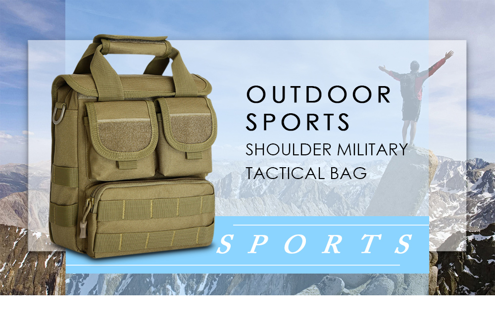Outdoor Sports Multi-function Shoulder Messenger Military Tactical Laptop Bag