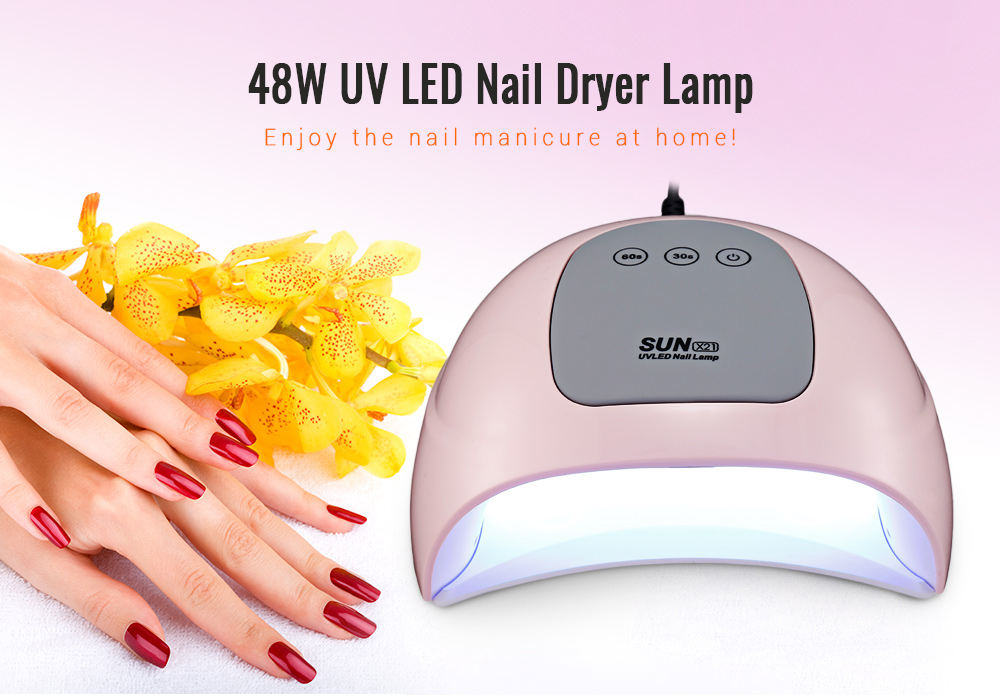 SUN X21 48W 21 LEDs UV LED Manicure Tool Curing Nail Gel Dryer Lamp