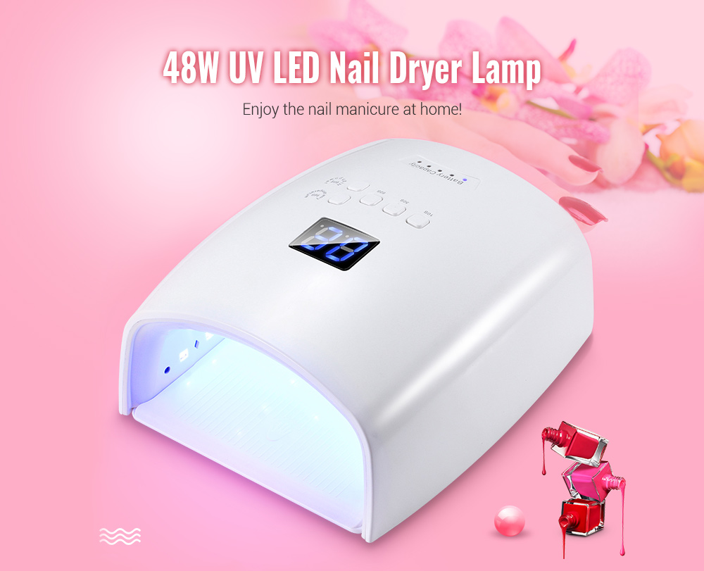 S10 48W 30 LEDs UV LED Manicure Tool Curing Nail Gel Dryer Lamp