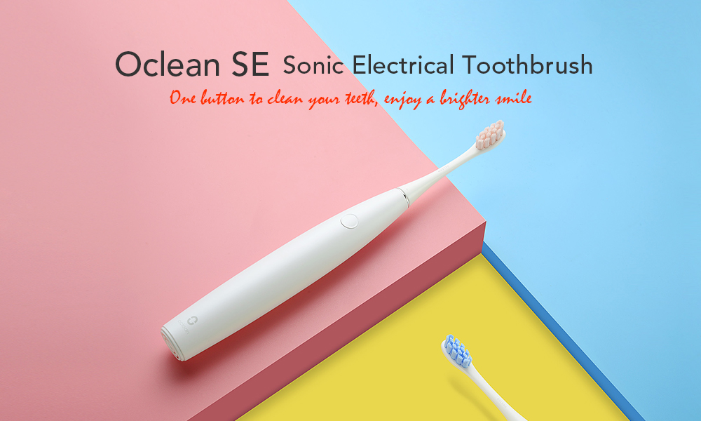Oclean SE Rechargeable Sonic Electrical Toothbrush International Version APP Control with 1Brush Heads and 1 Wall-mounted Holder from Xiaomi Youpin
