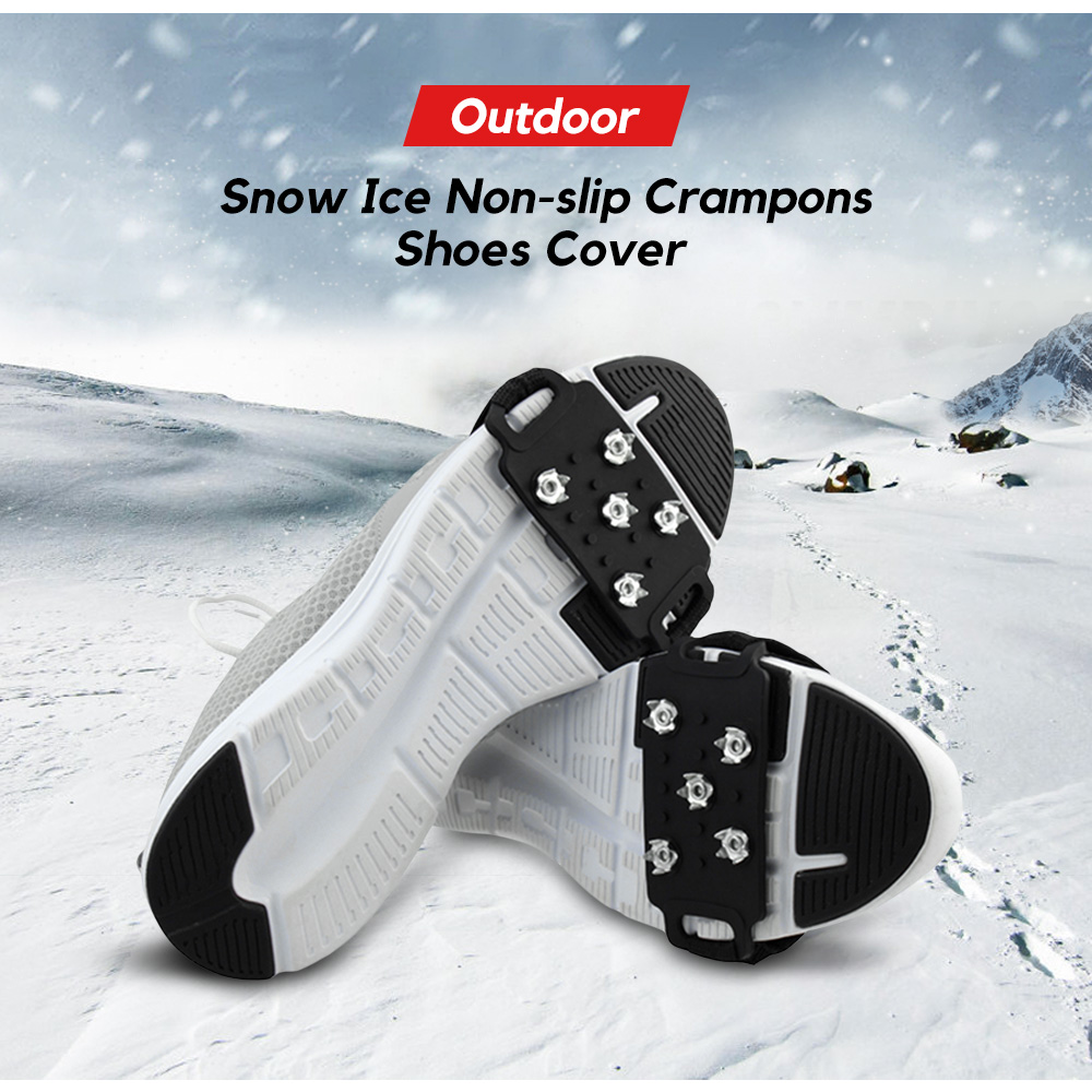 Outdoor Snow Ice Non-slip Crampons Shoes Cover