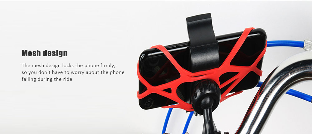 360 Degree Adjustable Bicycle Phone Holder Motorcycle Bike Handlebar Universal Smartphone Mount for Bike GPS Navigation