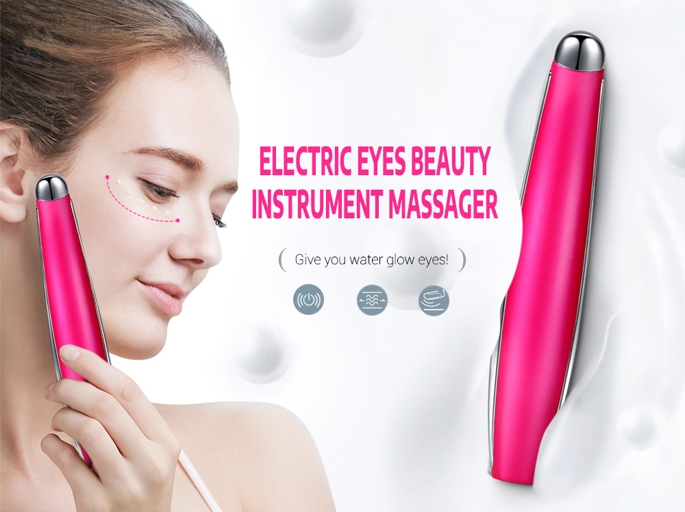 Electric Eye Instrument Massager Rechargeable Bags Wrinkles Remover Massaging Stick Pencil