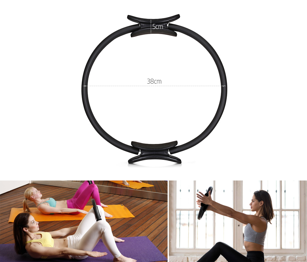 Fitness Pilates Yoga Ring Magic Circle Non-slip for Abs Thighs Legs