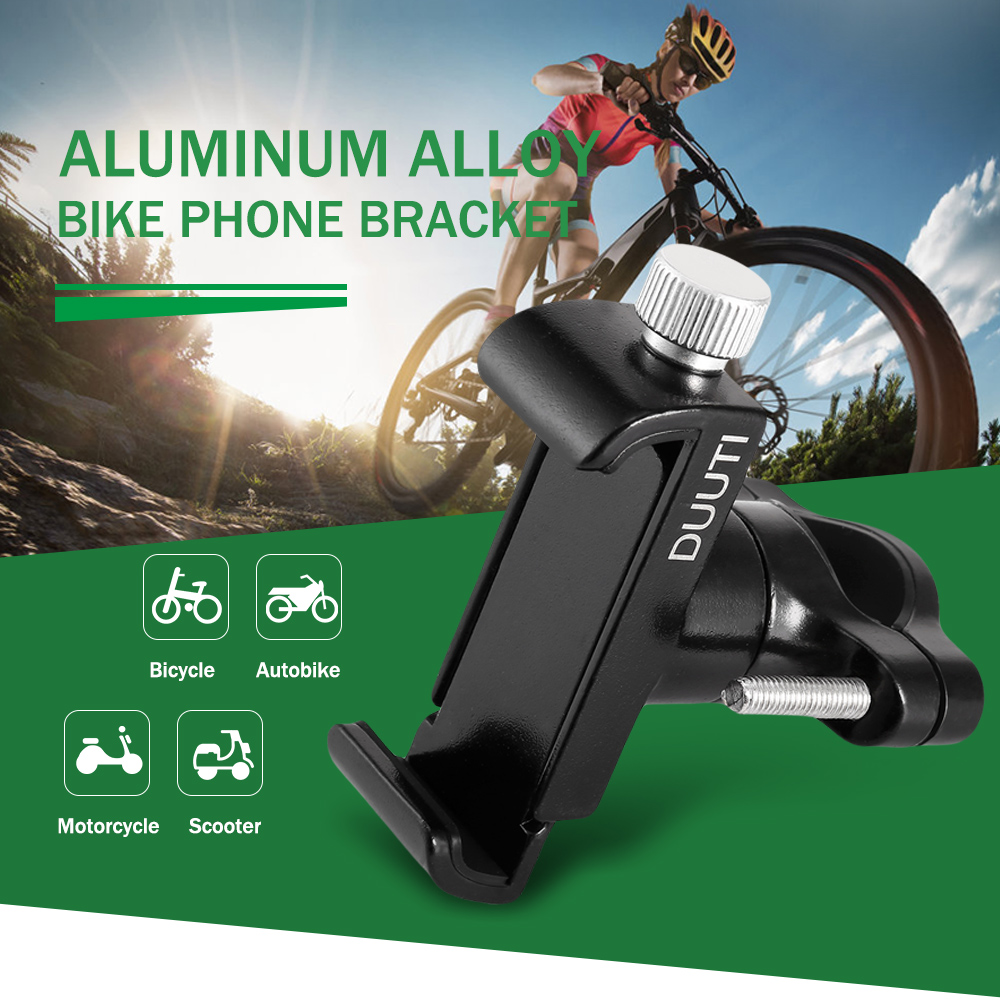DUUTI PH - 001 Cycling Aluminum Alloy Shockproof Navigation Phone Fixing Bracket Holder
