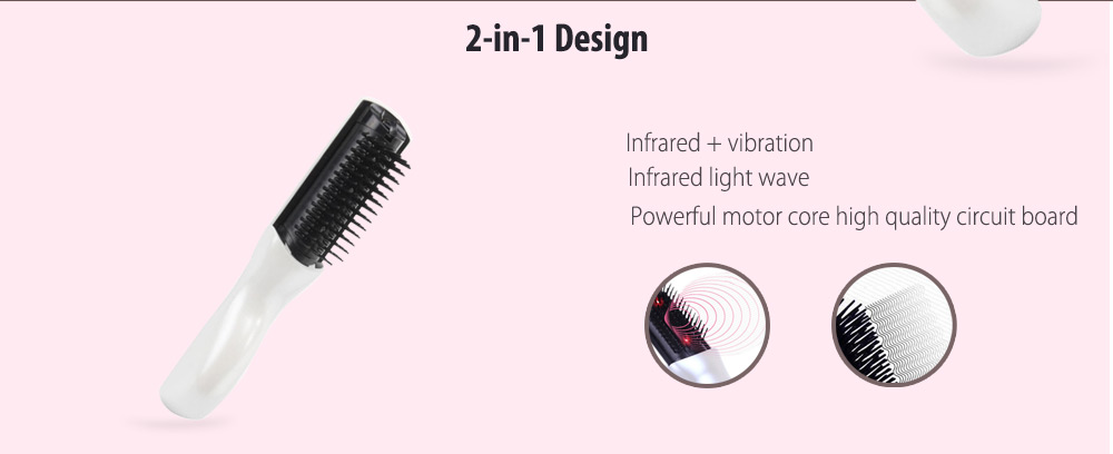 Electric Infrared Physiotherapy Health Head Massage Comb