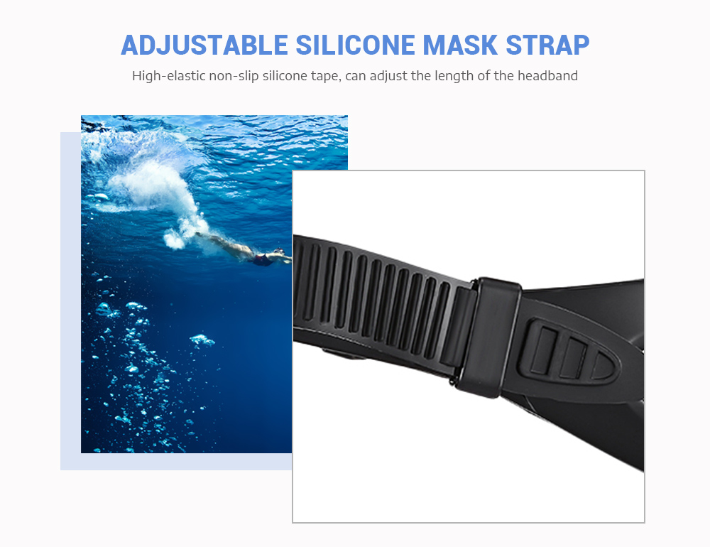 WHALE MK1000 + SK900 Professional Diving Snorkeling Silicone Mask Snorkel Glasses Set