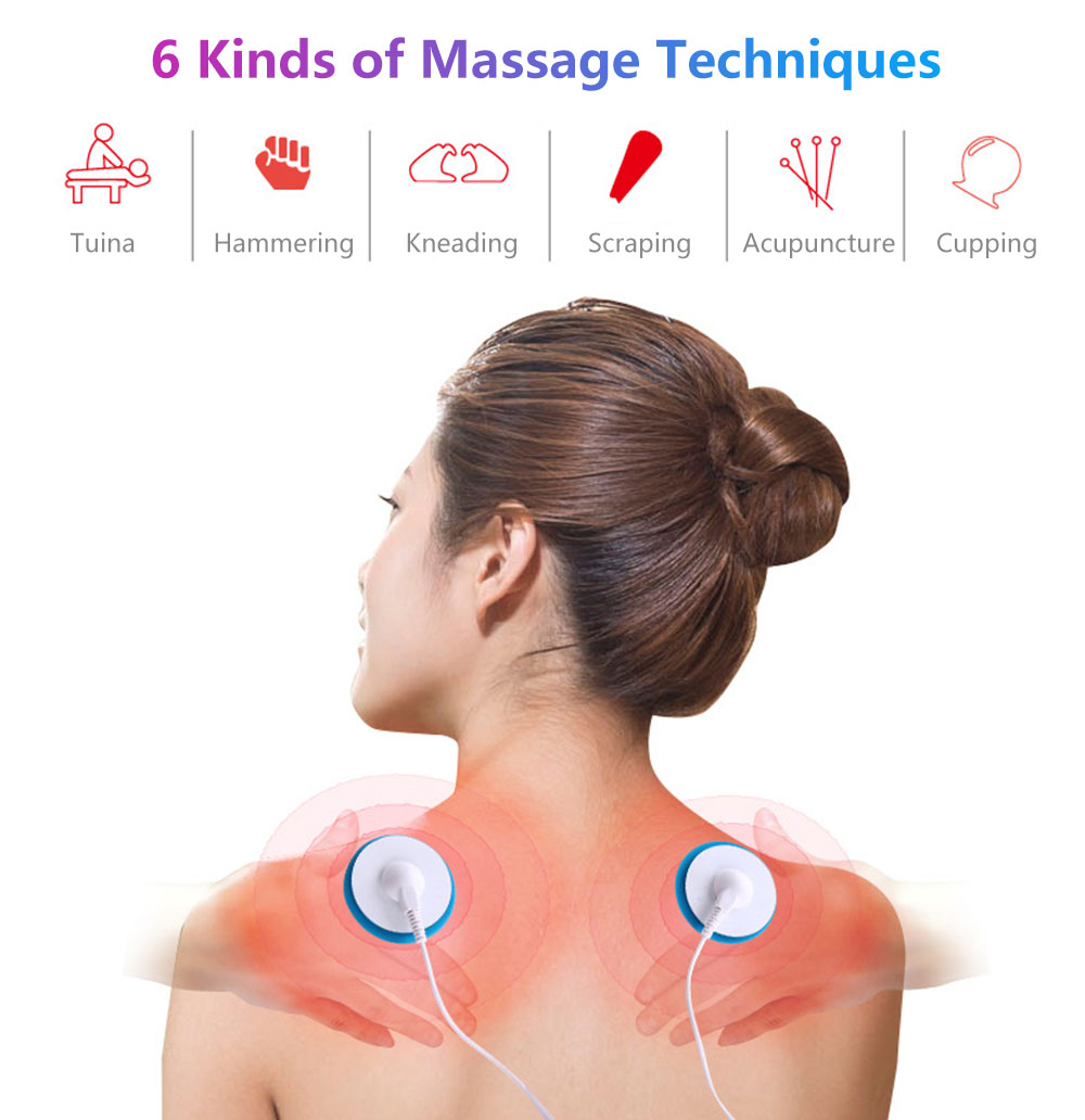 Intelligent Portable Multi-function Electric Whole Body Massager with Patch