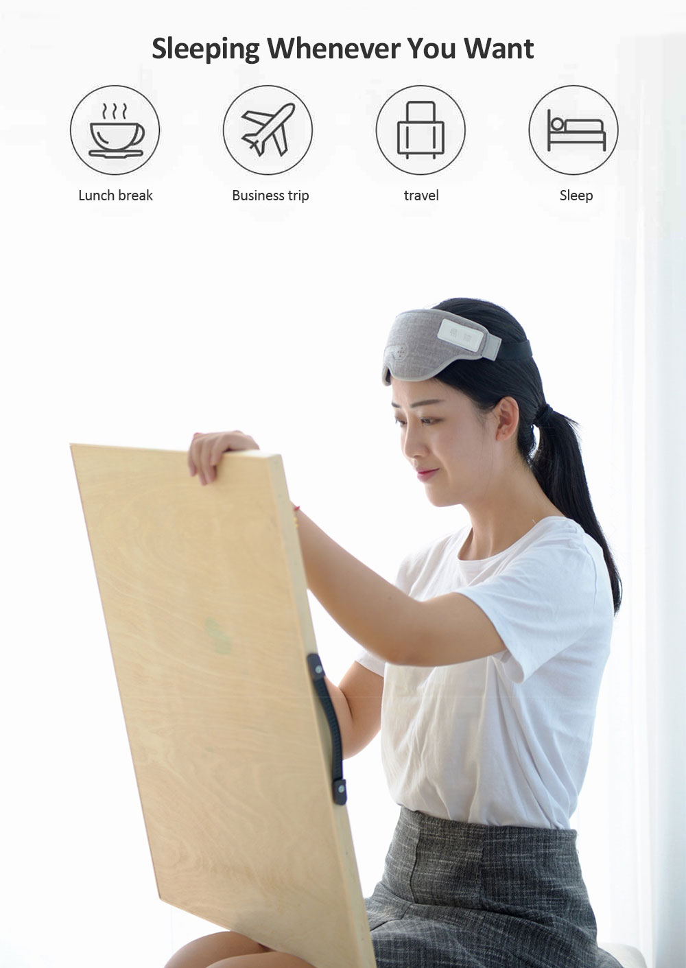 NT21MS03 - 003 Air Brain Wave Help Sleep Eye Mask from Xiaomi youpin