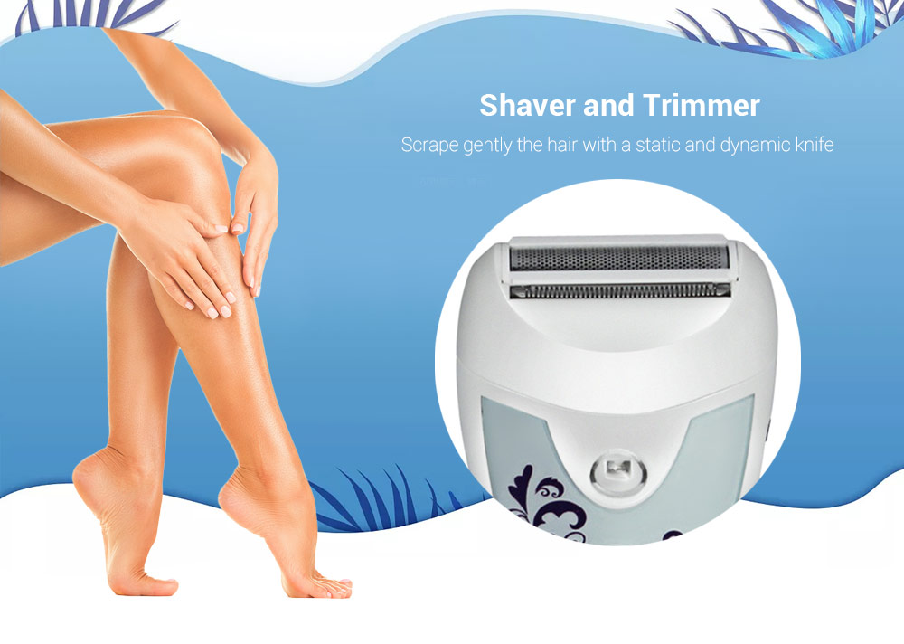 Electric Lady Shaver 3 In 1 Rechargeable Cordless Hair Shaving Machine