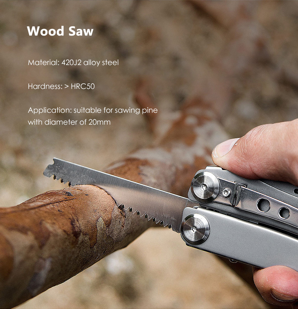 Huohou Multi-function Pocket Folding Knife Hunting Camping Survival Tool