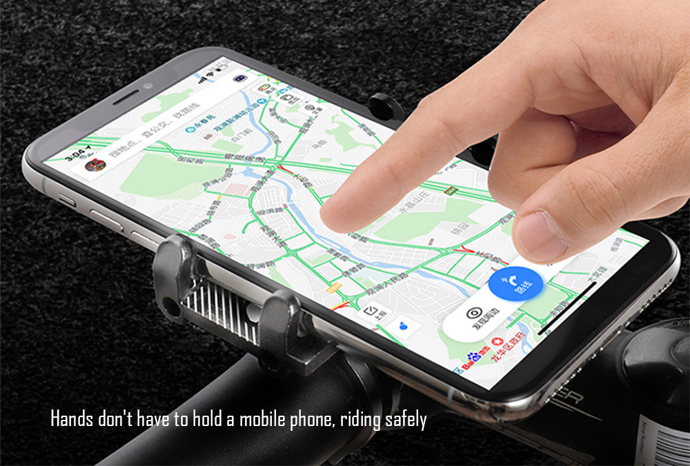GUB G - 81 Aluminium Alloy Phone Bracket Bicycle Motorcycle Smartphone Holder for Delivery Man