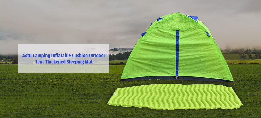 Aotu Camping Inflatable Cushion Outdoor Tent Thickened Sleeping Mat
