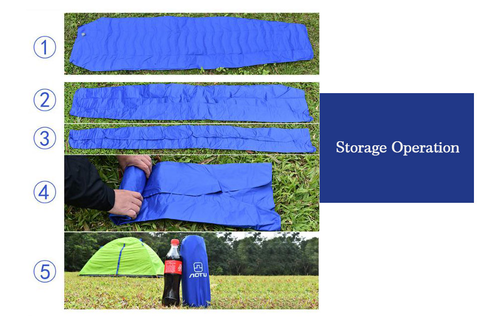 Aotu Camping Inflatable Cushion Outdoor Tent Thickened Sleeping Mat