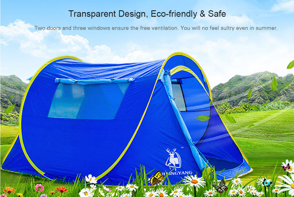 HUILINGYANG Outdoor Camping Tent Single-layer Quick Open Tabernacle