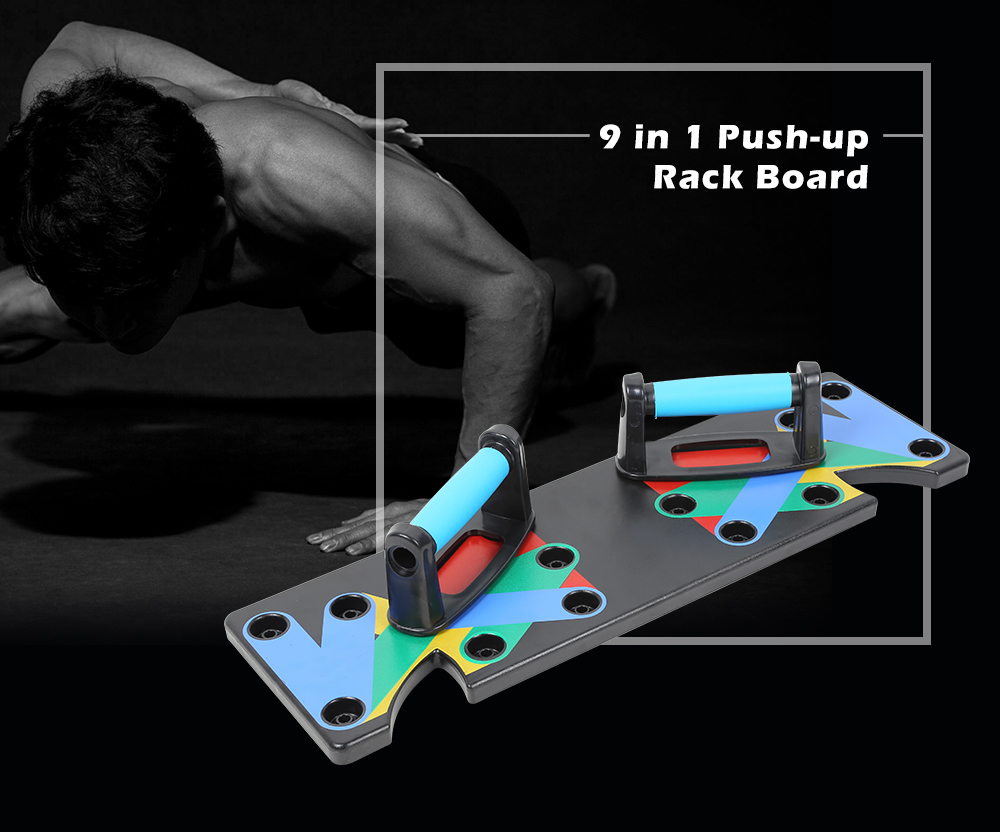9 in 1 Push-up Rack Board Men Women Comprehensive Fitness for Body Building Training Gym