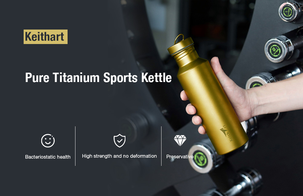 Keithart Pure Titanium Sports Kettle 550ml