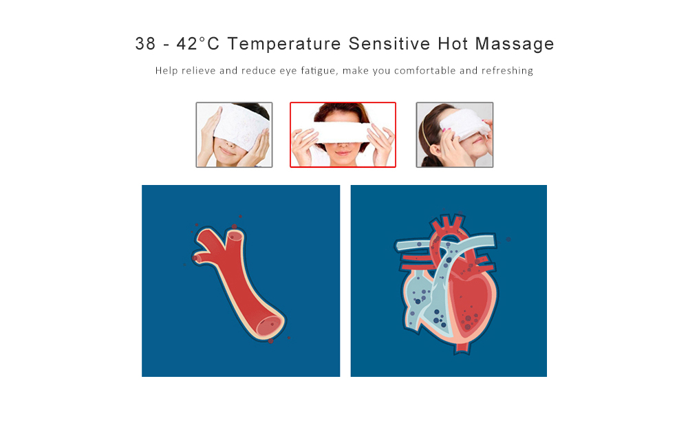 HE- YB - 02 Heat Relieve Eye Massager Anti-wrinkle Care Tool