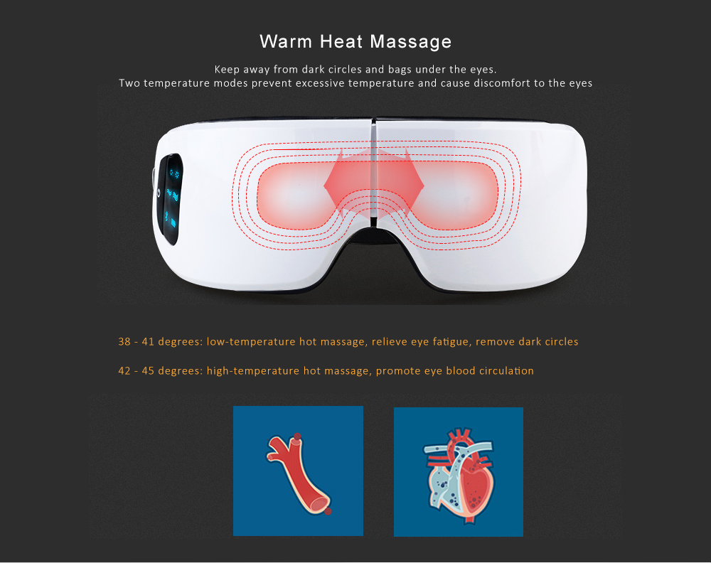 HE - YB - 05 Heat Relieve Eye Massager Protector Care Tool